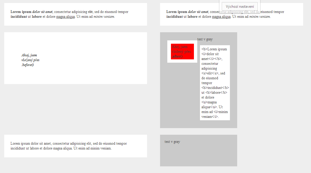 jQuery a DOM