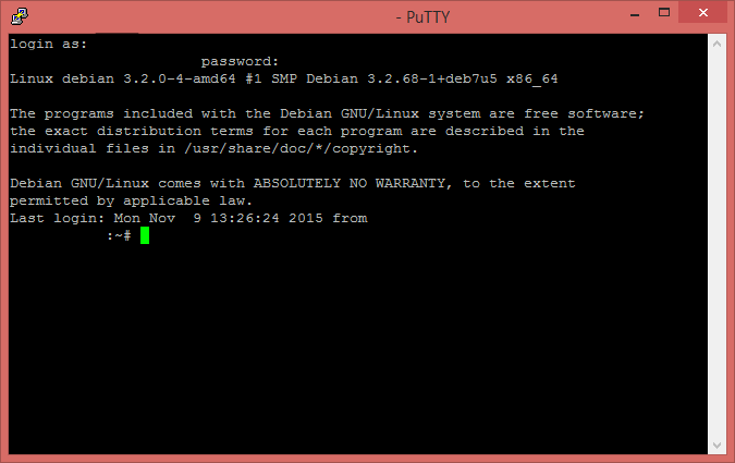 Konzole Debian na VPS - Administrace VPS serverů