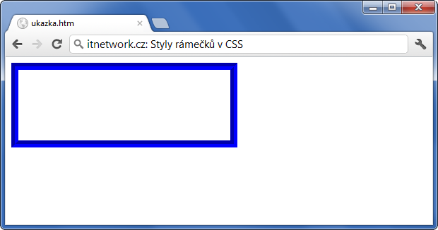 Ukázka rámečku groove přes CSS - Rámeček - CSS vlastnosti