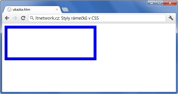 Ukázka rámečku ridge přes CSS - Rámeček - CSS vlastnosti
