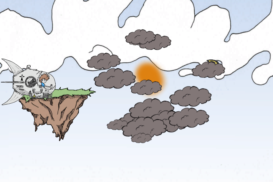 Unity particle systém v akci.