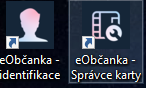 ukázka zástupců programů eObčanka – identifikace a správce karty - Kvalifikovaný elektronický podpis
