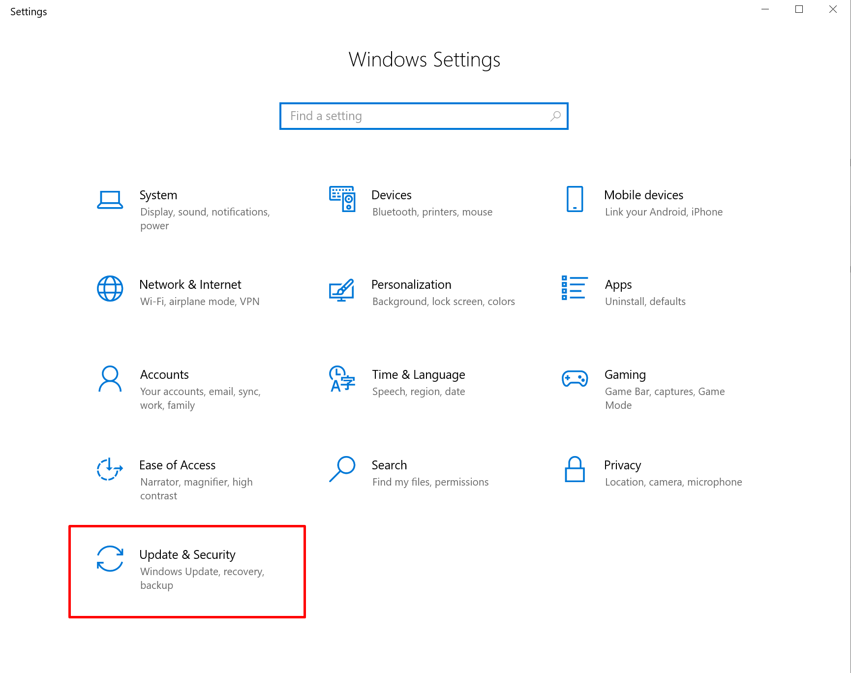 Nastavení - Základy kybernetické bezpečnosti