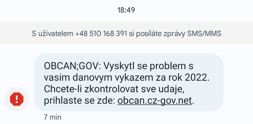 Podvodná SMS - Význam digitálních technologií a jejich rizika