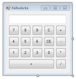 Ukázka formuláře - Windows Forms - Okenní aplikace v C# .NET