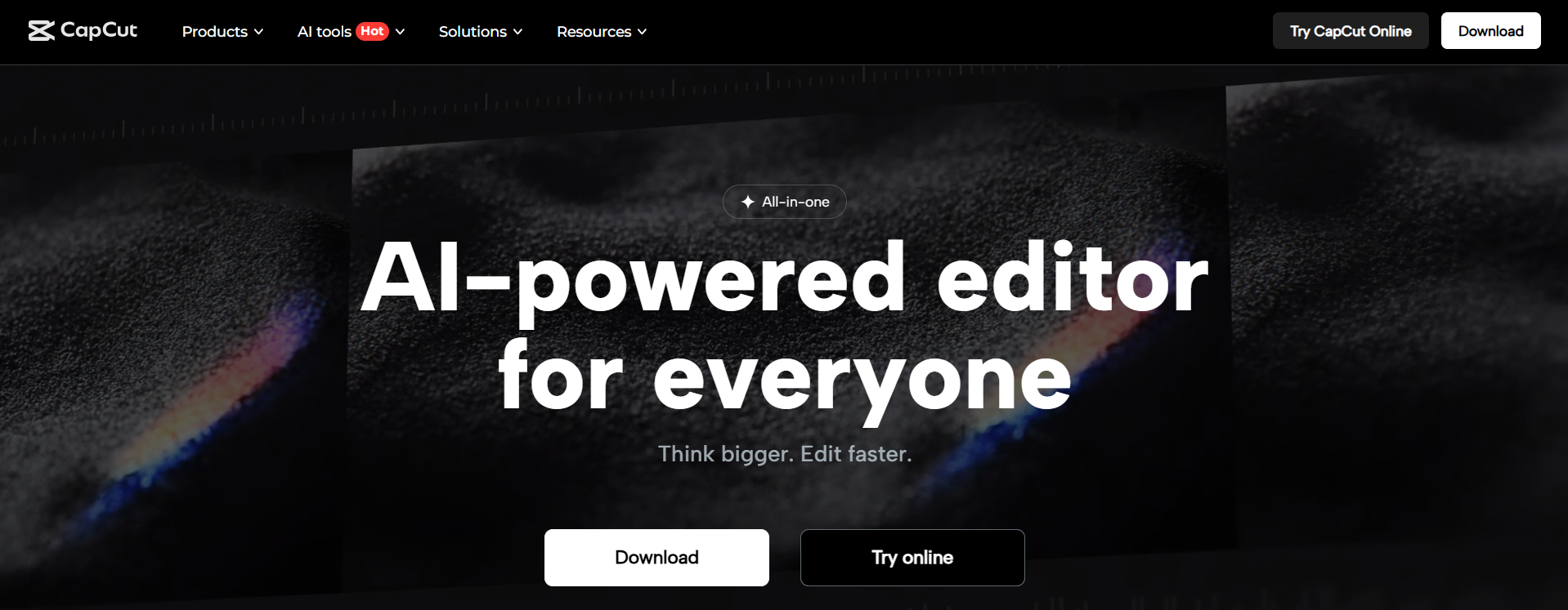 Homepage - Použití AI v aplikacích