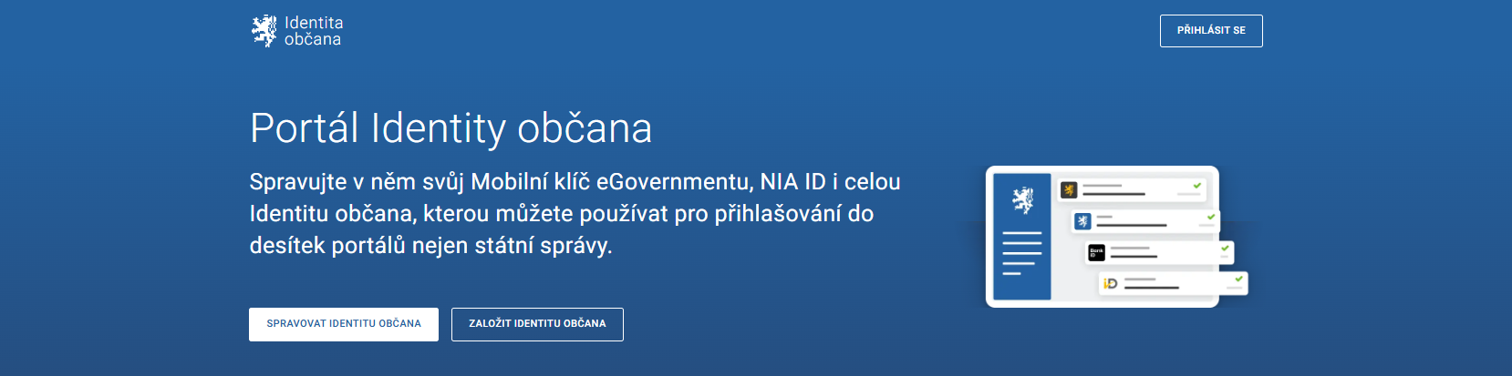 Portál Identity občana - Portál občana a datová schránka