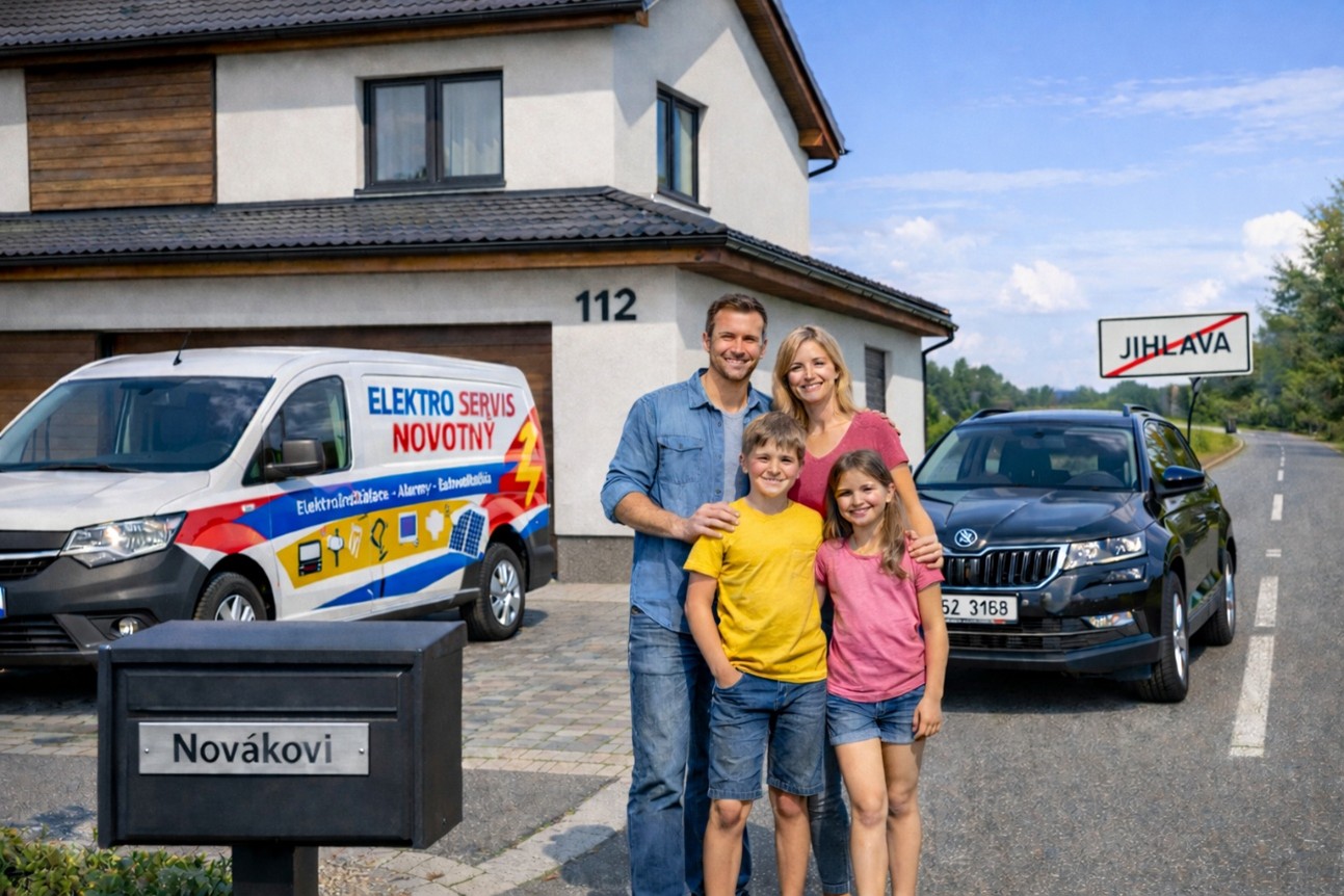 Rodina u domu – rizika sdílení fotky - Význam digitálních technologií a jejich rizika