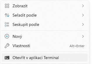 Kontextové menu v průzkumníku Windows - Základy React