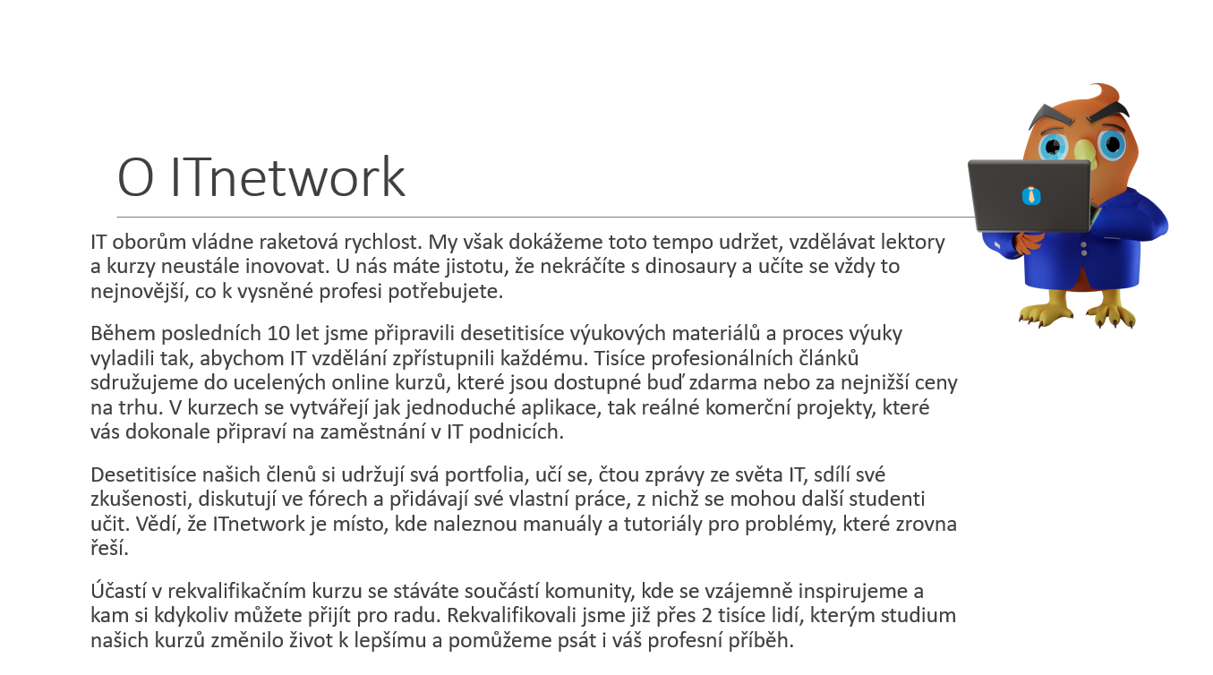 Blog ITnetwork.cz