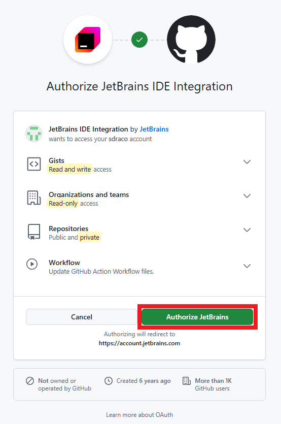 Potvrzení požadavku na integraci JetBrains - Základní konstrukce jazyka Python