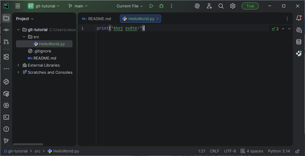 Základní konstrukce jazyka Python