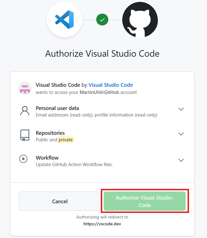 Potvrzení požadavku na integraci VS Code - Základní konstrukce jazyka JavaScript
