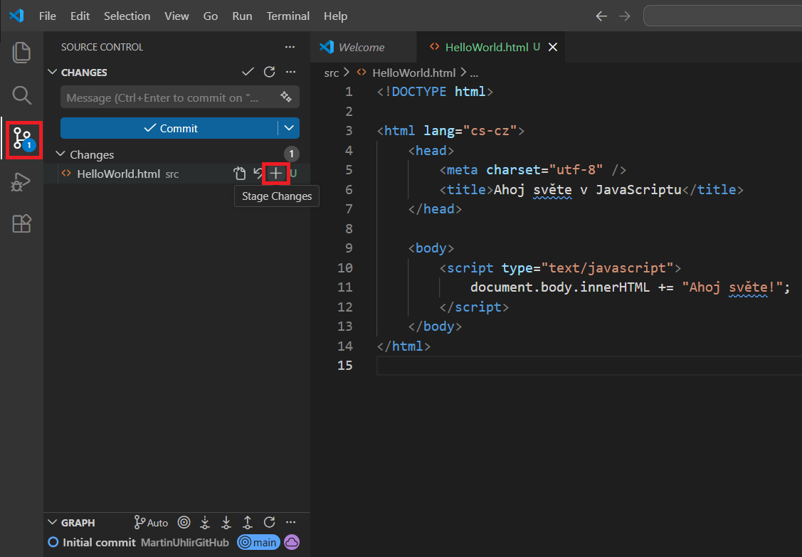 Základní konstrukce jazyka JavaScript