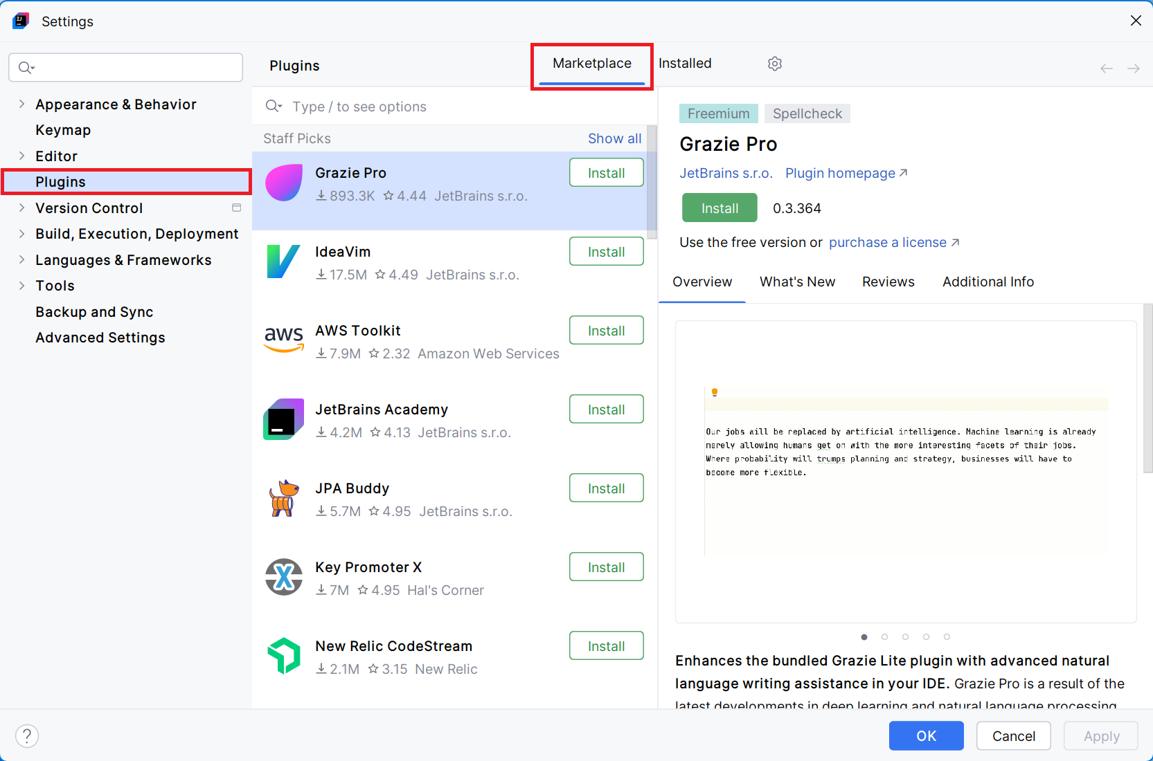 Plugins v IntelliJ - Základní konstrukce jazyka Java