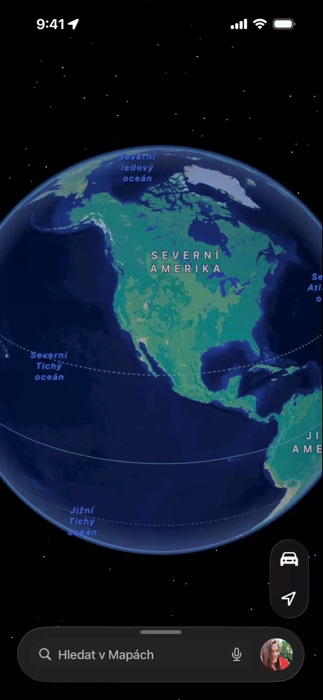 Mapy na iPhonu - Základy práce se smartphonem