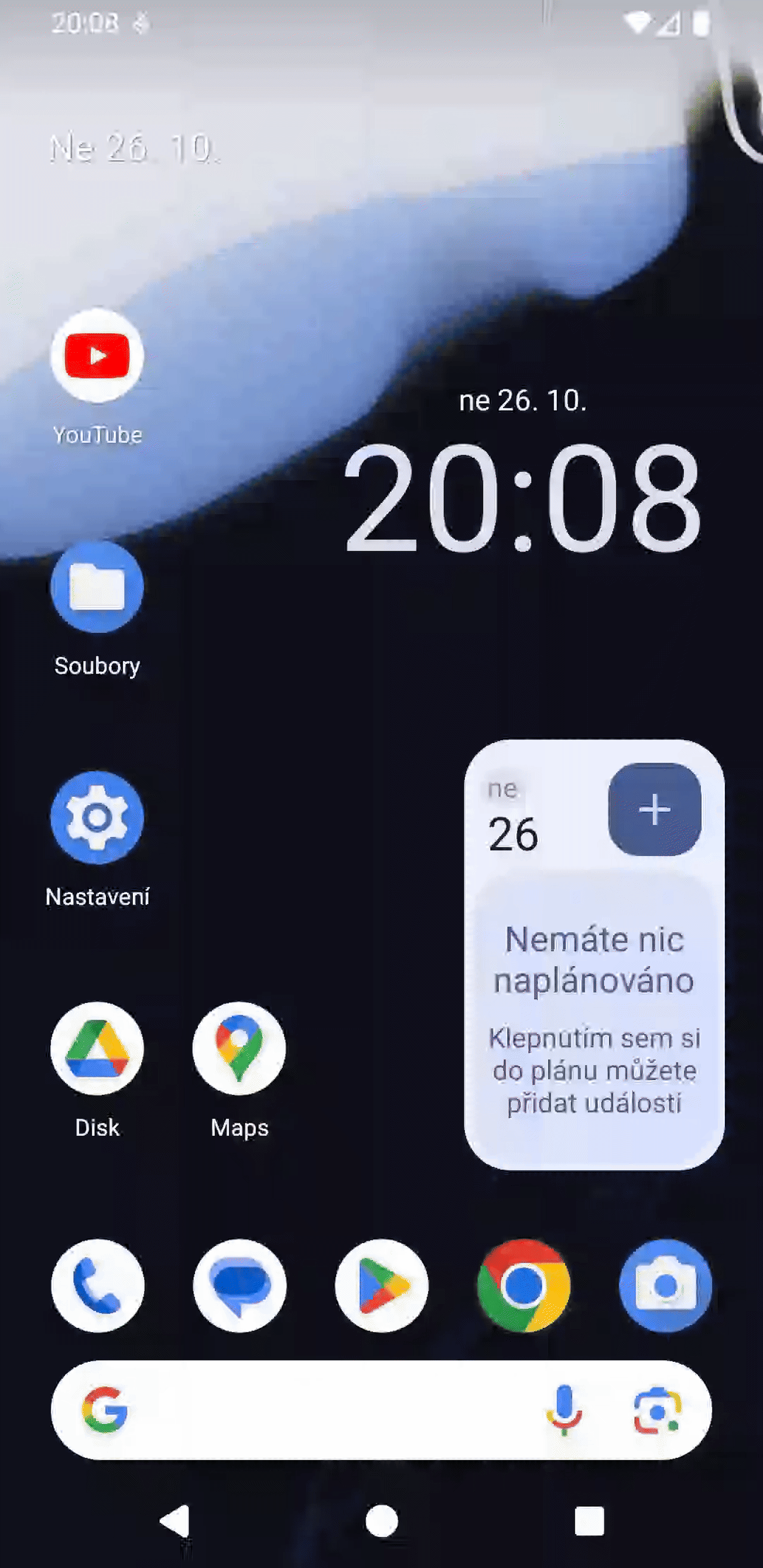 Gesto přejetí do stran na Androidu - Základní ovládání telefonu 