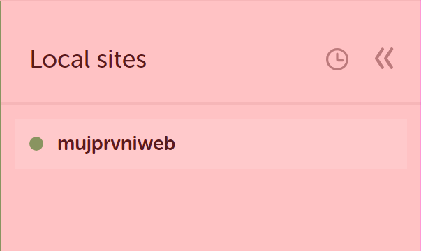 Local sites - WordPress - Základy