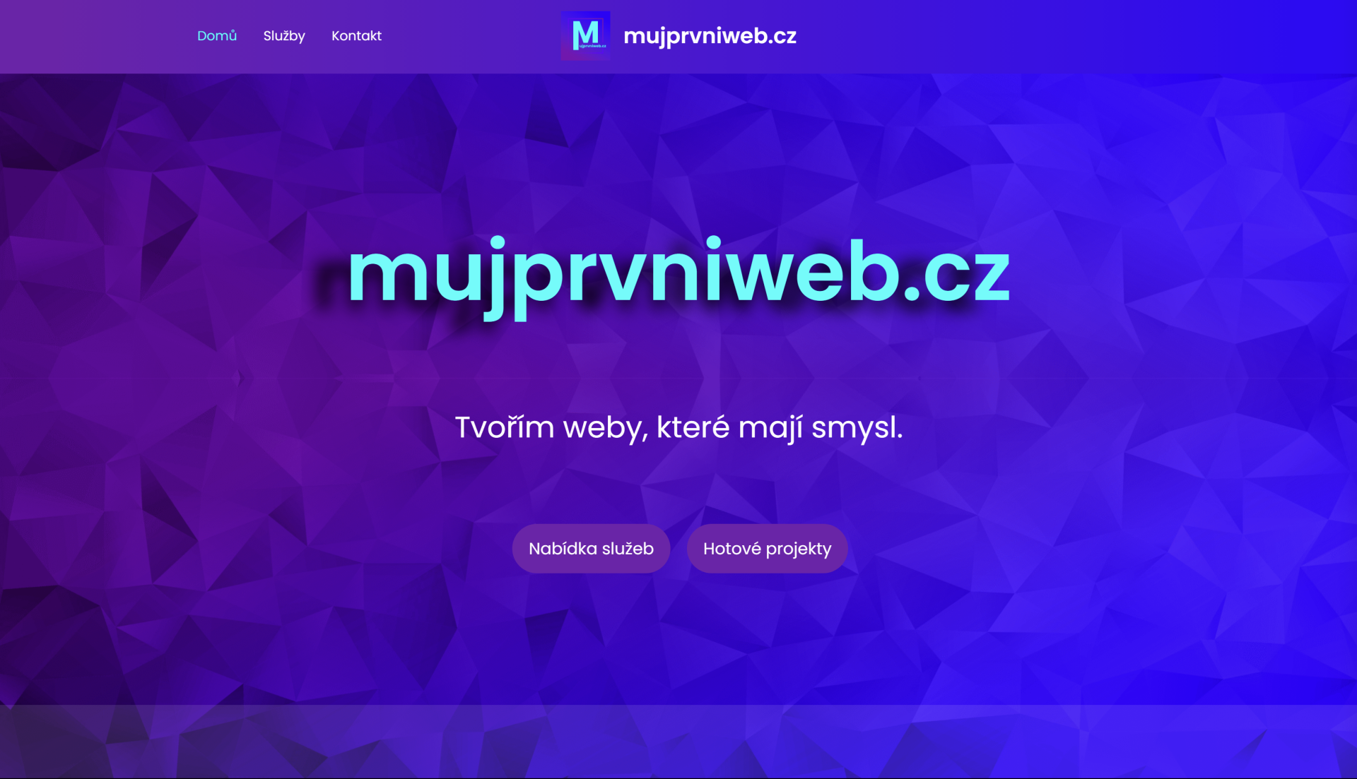 Stránka mujprvniweb.cz - WordPress - Základy