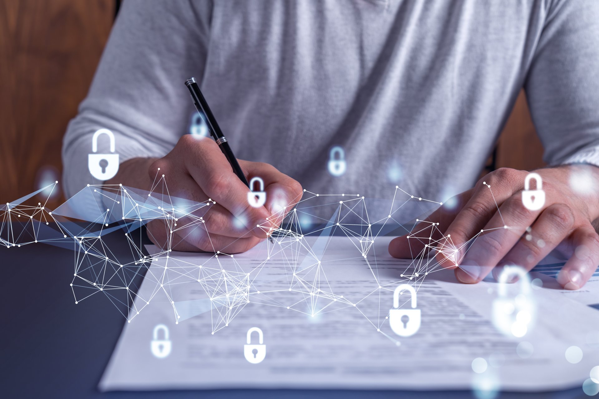 Bezpečnostní politika – ilustrační foto tvorby dokumentu - GDPR kompletně a lidsky