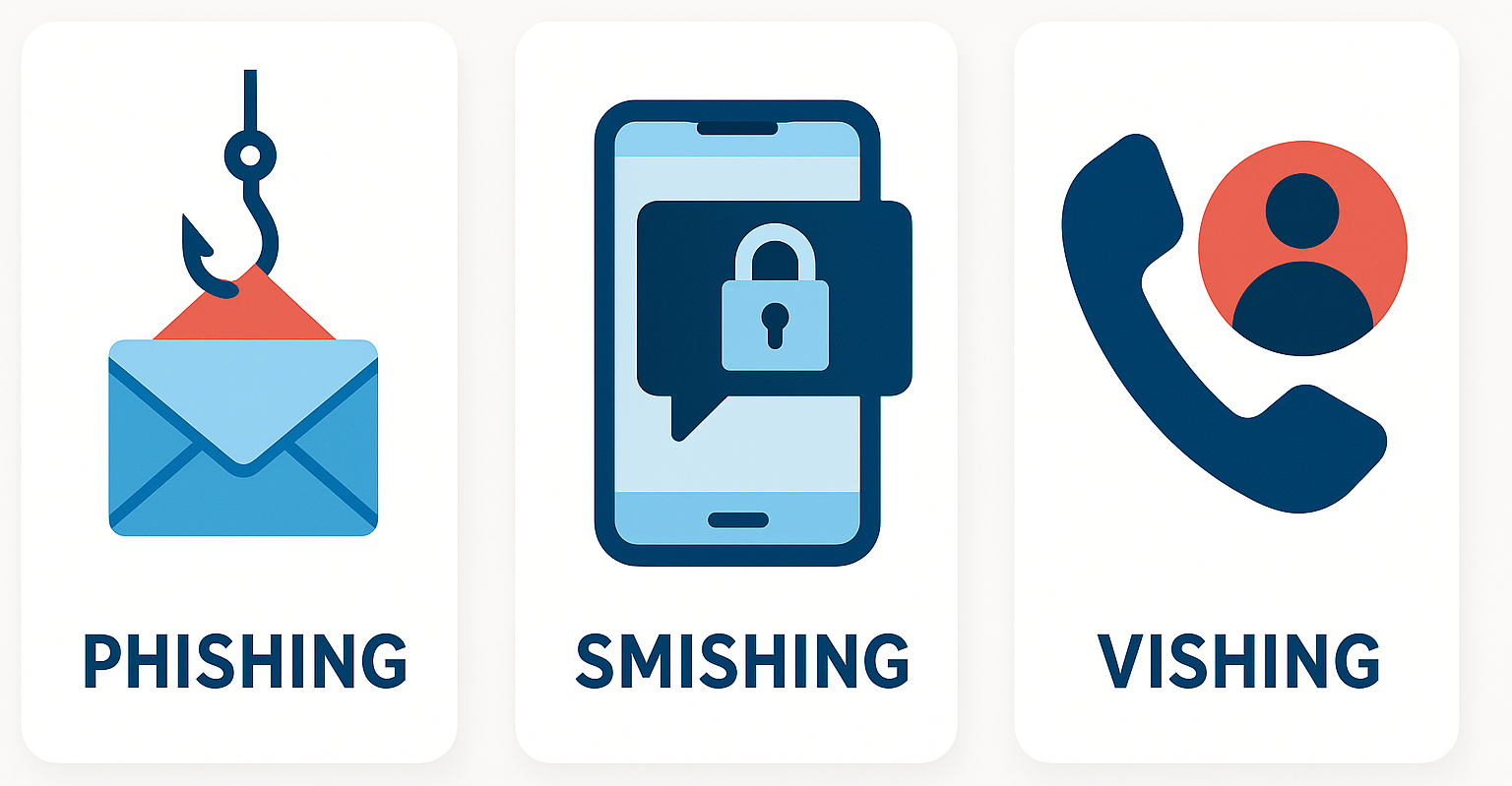 Ilustrační obrázek podvodných taktik - E-government a internetové bankovnictví