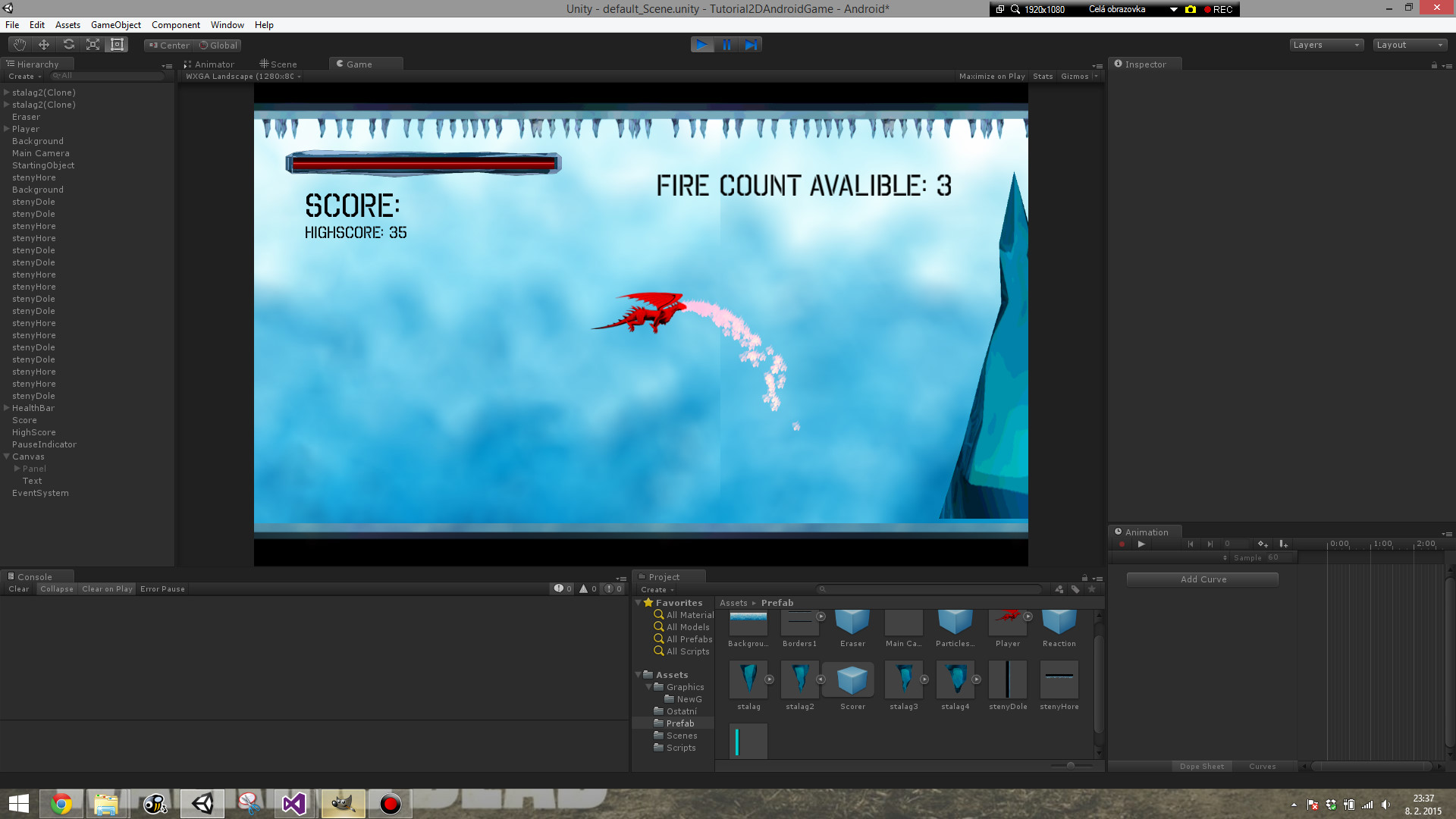 Hra v C# .NET Unity 3D - Zdrojákoviště Unity - 2D hry