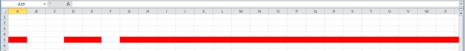 Změna barvy pozadí řádku pomocí makra v Excelu - Makra v Microsoft Office