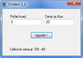 Zdrojákoviště C# .NET - Okenní aplikace Windows Forms