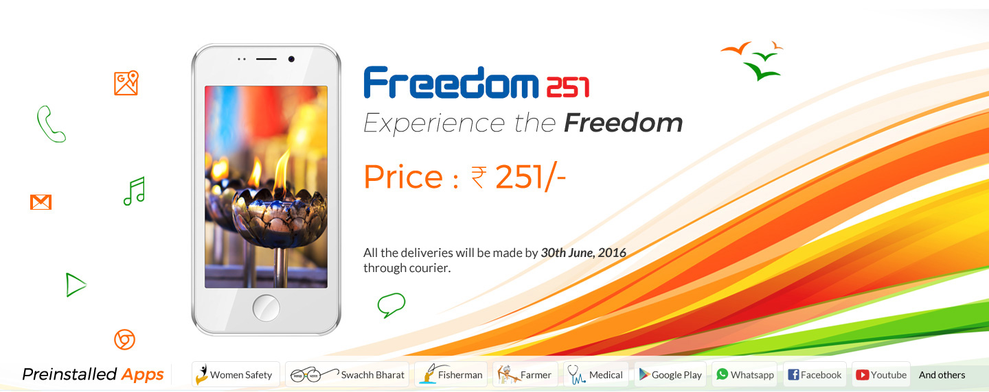Freedom 251 - Zprávy ze světa mobilních zařízení
