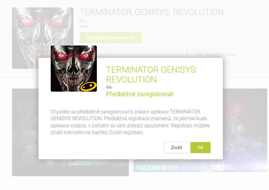 Terminator Genesys: Revolution – předběžná registrace - Zprávy ze světa mobilních zařízení