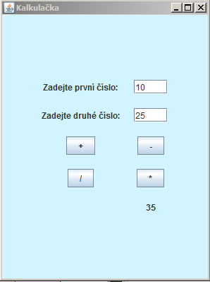 vysledek - Swing - Okenní aplikace v Javě