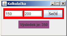 udalost - Java Swing bez grafického návrháře