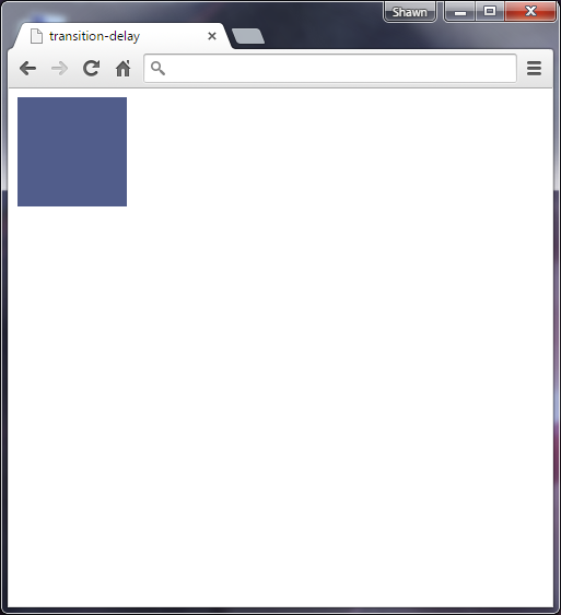 Vlastnost transition-delay v CSS 3 - Ostatní CSS vlastnosti