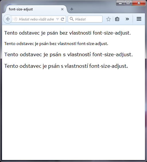 Font size adjust esk CSS 3 Manu l