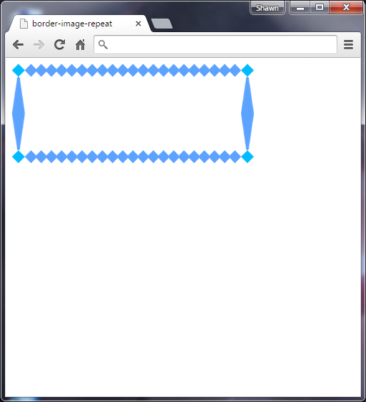 border-image-repeat se 2 hodnotami - Rámeček - CSS vlastnosti