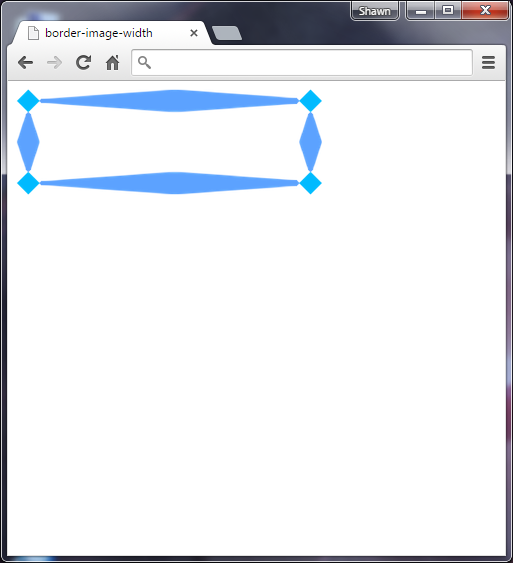 Vlastnost border-image-width v CSS 3 - Rámeček - CSS vlastnosti