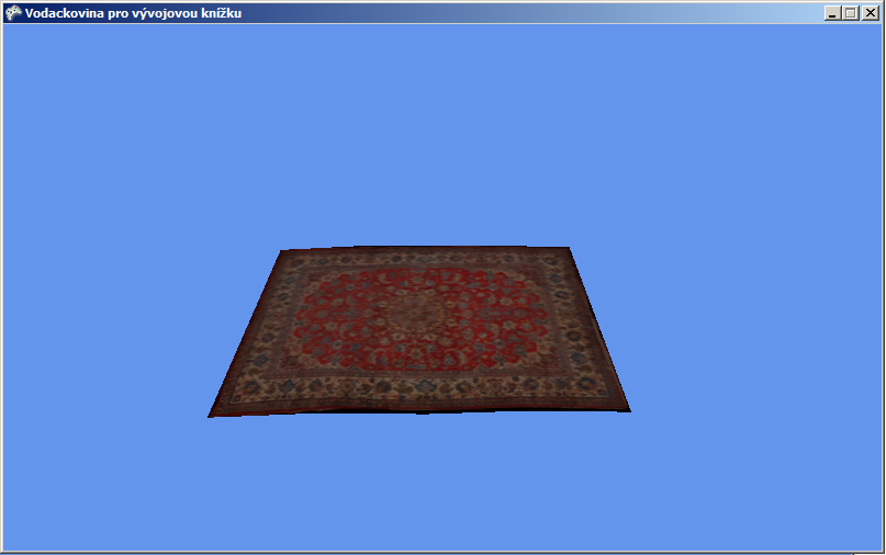 koberec z pohádky o létajícím koberci jako model v XNA - Základy 3D grafiky a tvorba enginu