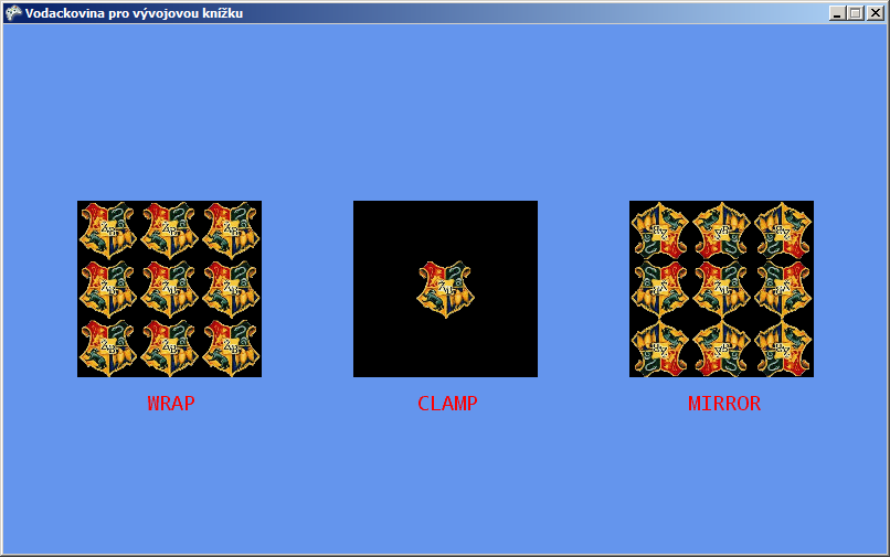 Adresní módy textur shaderu v XNA - Tvorba shaderů v HLSL