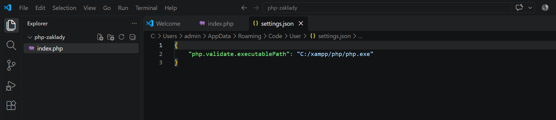Základní konstrukce jazyka PHP