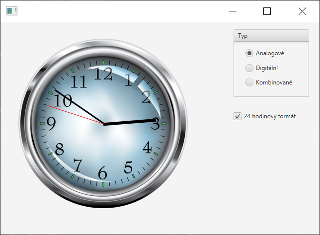 Grafické hodiny v JavaFX - Online kurzy programování v Javě - Největší český e-learning
