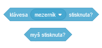 Bloky klávesa/myš stisknuta - Scratch