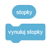 Bloky stopky a vynuluj stopky - Scratch