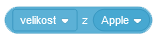 Blok informace z objektu - Scratch