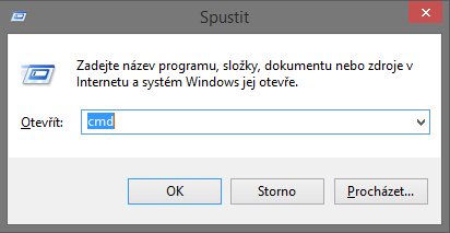 Spuštění příkazového řádku ve Windows - Příkazový řádek a dávkové soubory