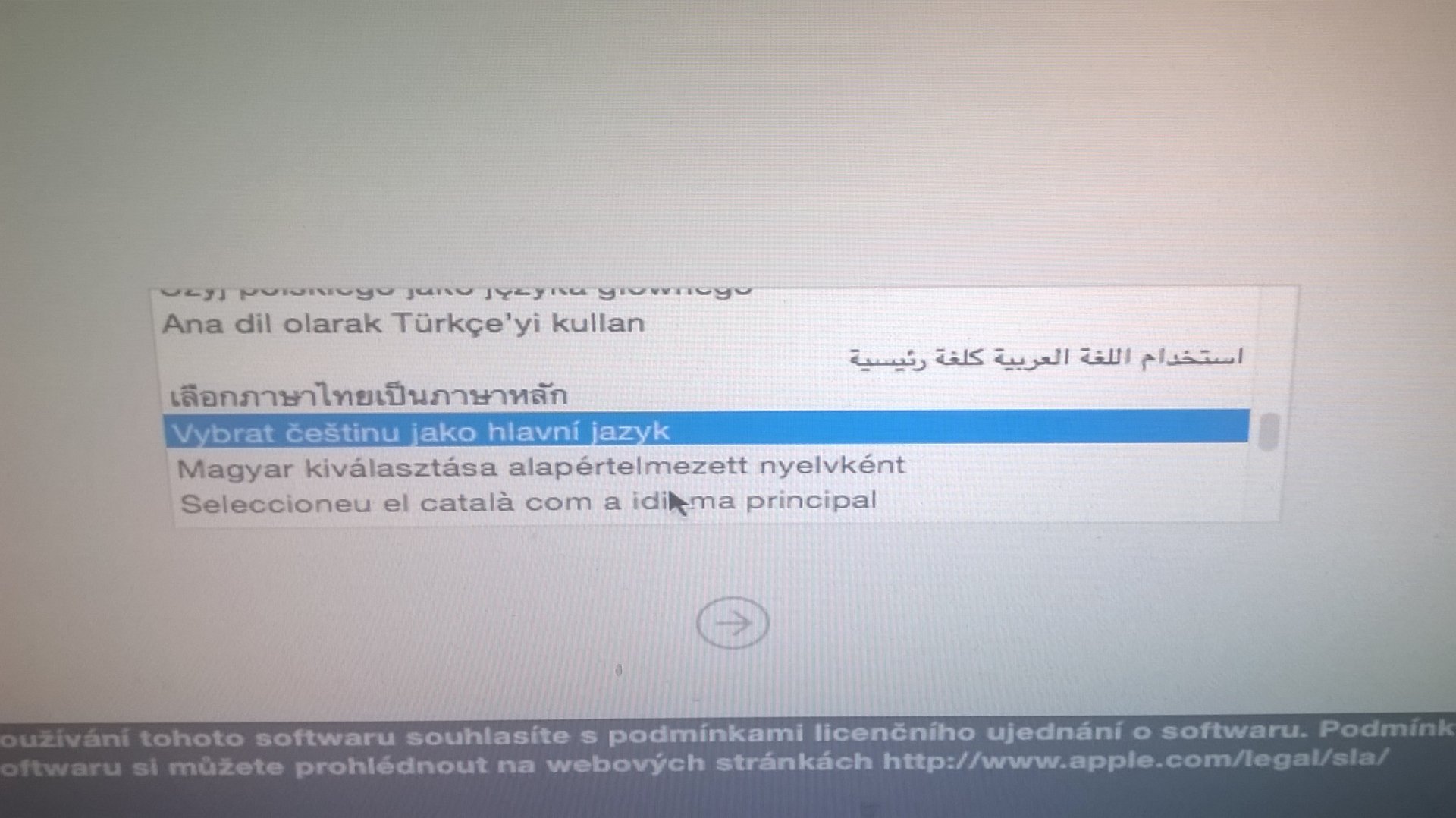 Hackintosh – výběr jazyka - Tipy a triky na další software