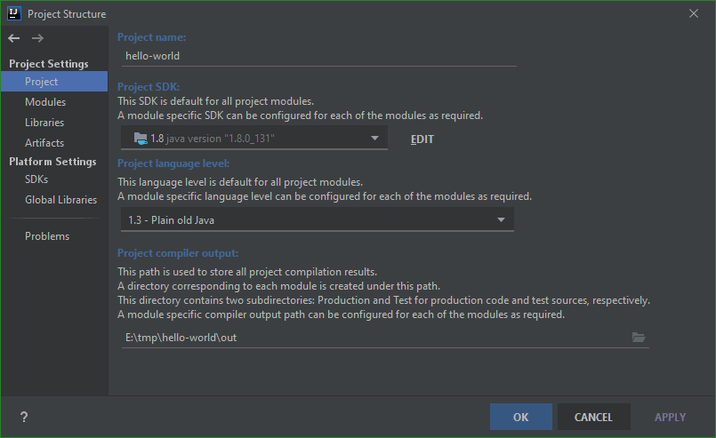 Nastavení projektu v IntelliJ IDEA - IntelliJ IDEA / NetBeans / Eclipse - Pokročilá práce