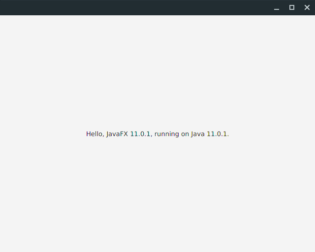 Výsledek zkompilovaného programu - Java FX - Okenní aplikace