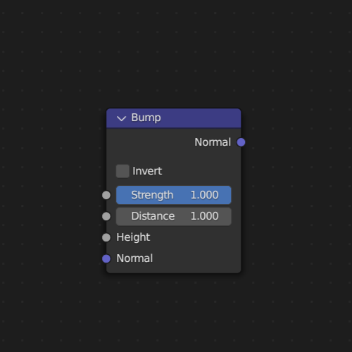Nod Bump - Základy Blenderu