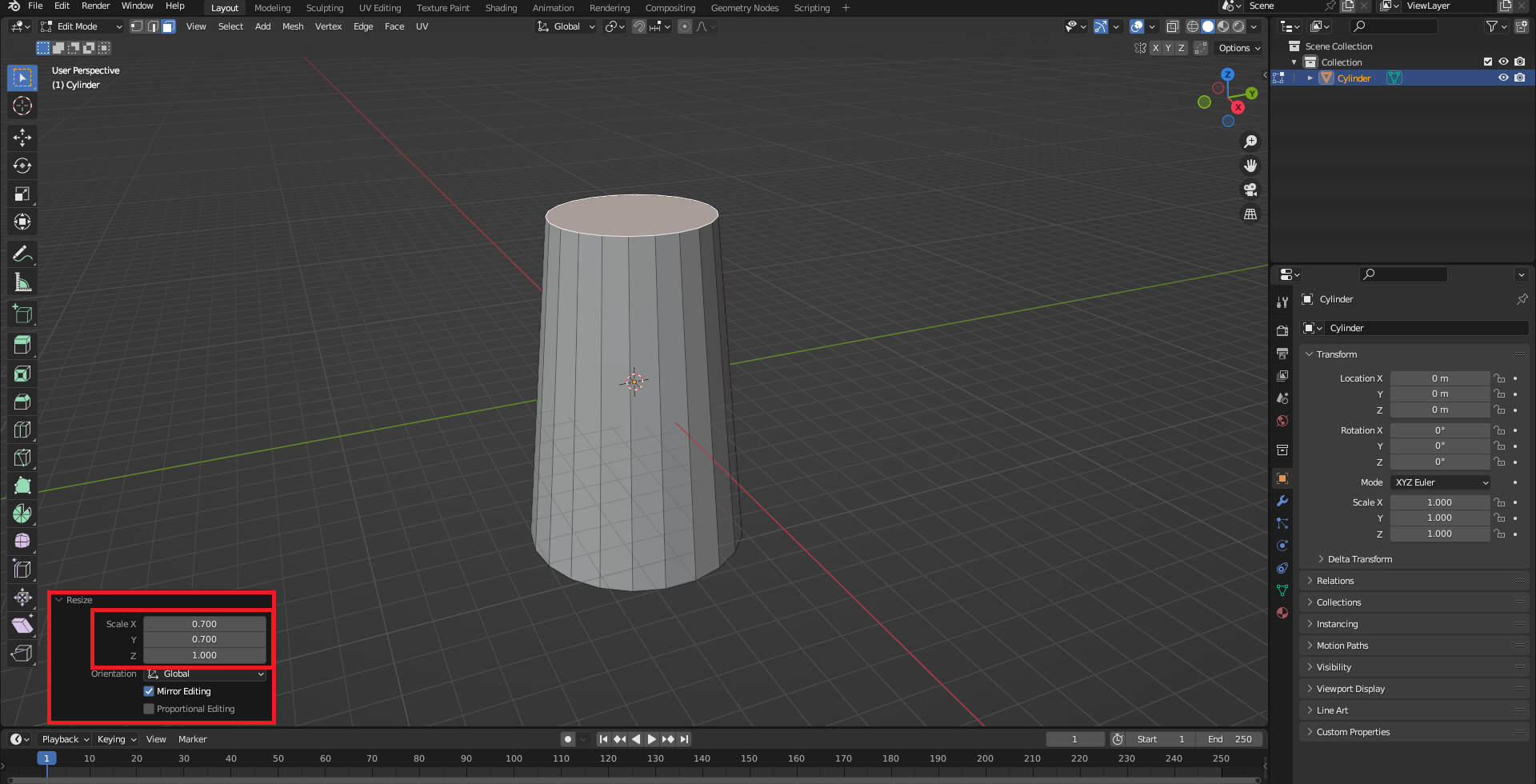 Resize v Blenderu - Základy Blenderu