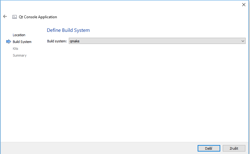 Nastavení buildovacího příkazu v Qt creatoru - Qt - Okenní/formulářové aplikace v C++